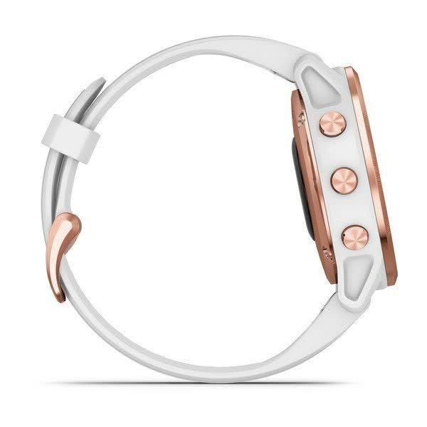 Garmin Fenix ​​6S Pro Rose Gold Smartwatch with White Band