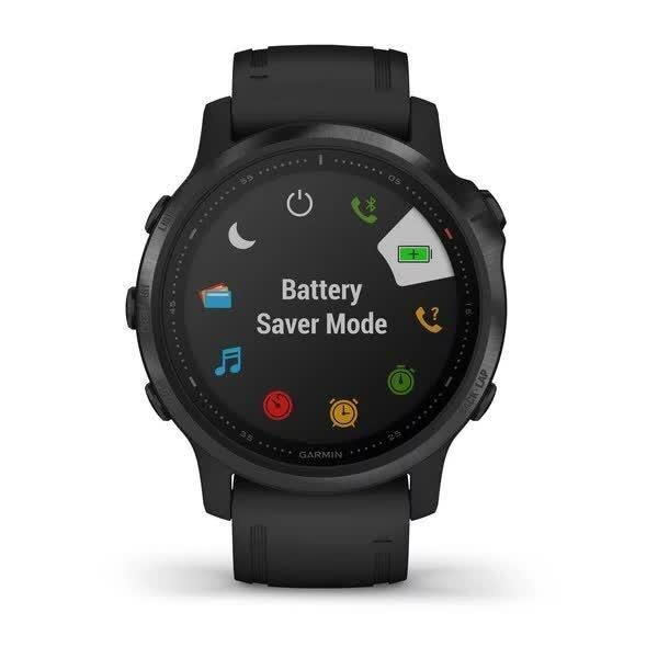 Смарт-годинник Garmin Fenix ​​6S Pro чорний з чорним ремінцем
