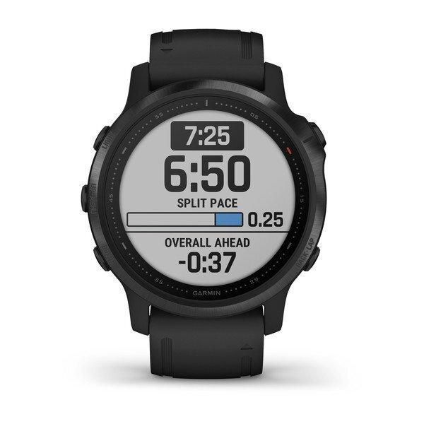 Смарт-годинник Garmin Fenix ​​6S Pro чорний з чорним ремінцем
