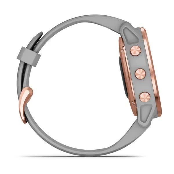 Garmin Fenix ​​6S Sapphire Rose Gold Smartwatch with Gray Band