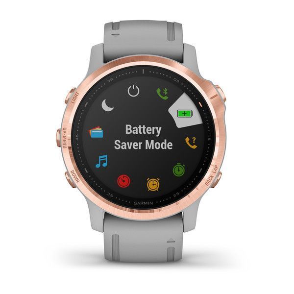 Garmin Fenix ​​6S Sapphire Rose Gold Smartwatch with Gray Band