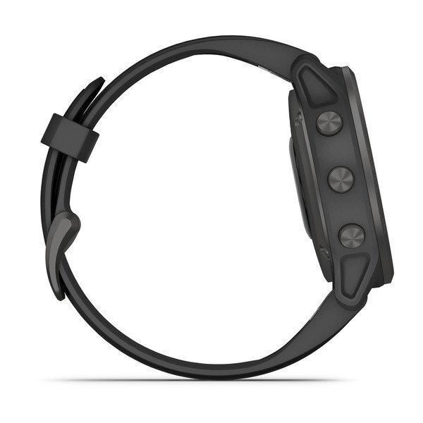 Смарт-часы Garmin Fenix 6S Sapphire серые с DLC-покрытием и с черным ремешком