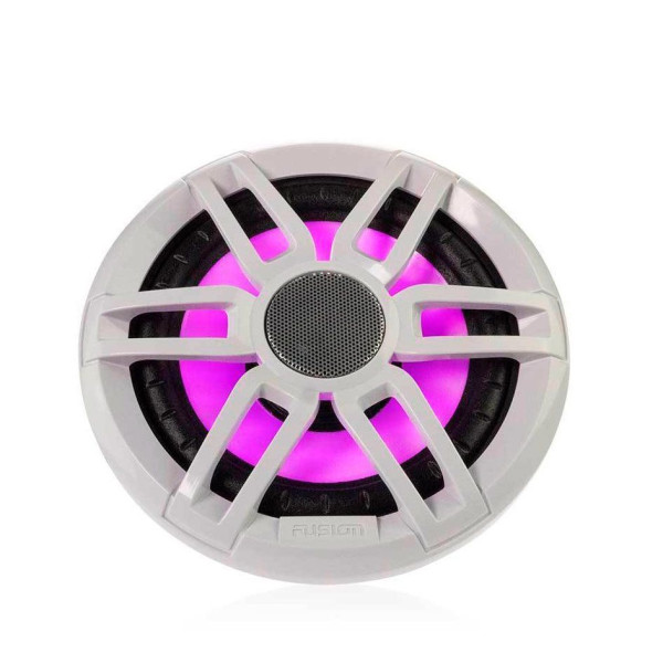 Морські динаміки Fusion XS-FL65SPGW 6.5" 200 Вт з LED-підсвічуванням, спортивні білі/чорні"