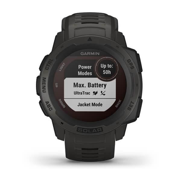 Garmin Instinct Solar Graphite Smartwatch