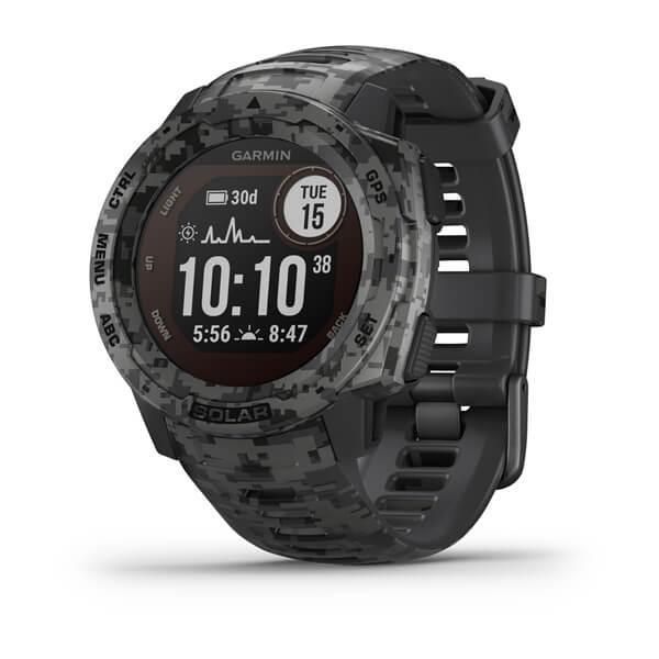 Garmin Instinct Solar Camo Edition Graphite Smartwatch