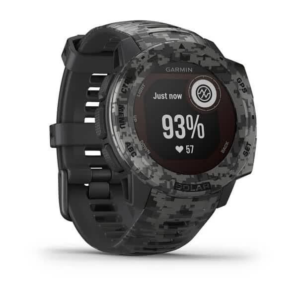 Garmin Instinct Solar Camo Edition Graphite Smartwatch