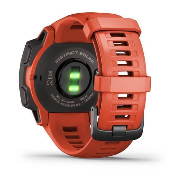 Смарт-годинник Garmin Instinct Solar Flame Red