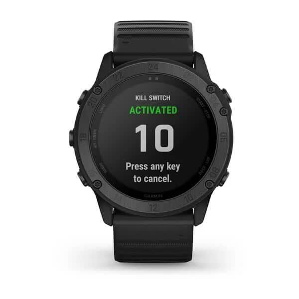 Смарт-годинник Garmin Tactix Delta чорний з чорним ремінцем