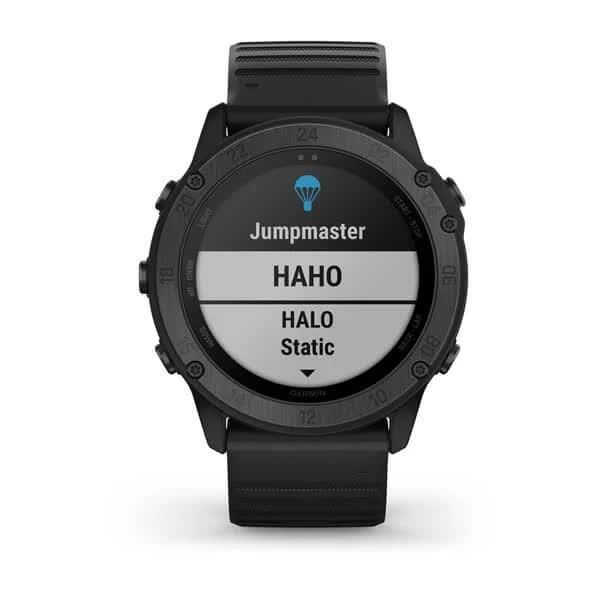 Смарт-годинник Garmin Tactix Delta чорний з чорним ремінцем