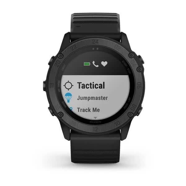 Смарт-годинник Garmin Tactix Delta чорний з чорним ремінцем
