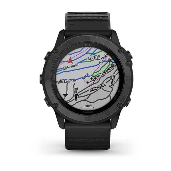 Смарт-годинник Garmin Tactix Delta чорний з чорним ремінцем