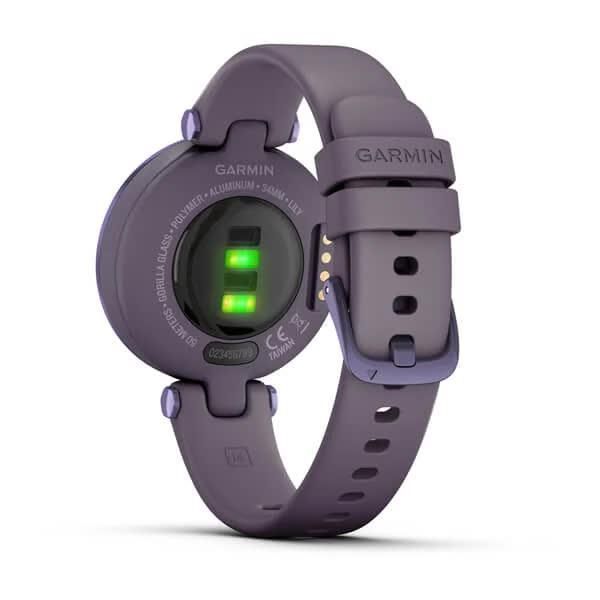 Смарт-годинник Garmin Lily Sport Midnight Orchid з темно-фіолетовим корпусом та силіконовим ремінцем