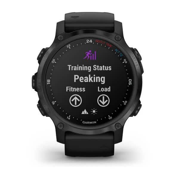 Смарт-годинник Garmin Descent Mk2S Carbon Gray DLC Black із чорним силіконовим ремінцем