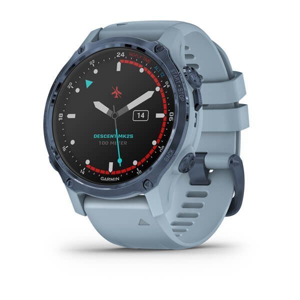Смарт-годинник Garmin Descent Mk2S з корпусом та ремінцем кольору морської піни