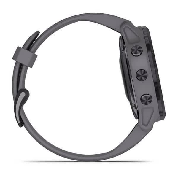Garmin Fenix ​​6S Pro Solar Smartwatch, Amethyst with Gray Band