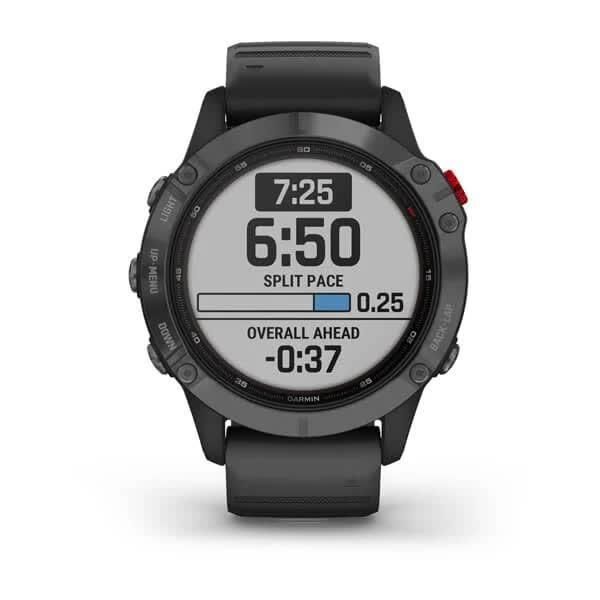 Garmin Fenix ​​6 Pro Solar Smartwatch in Gray with Black Strap