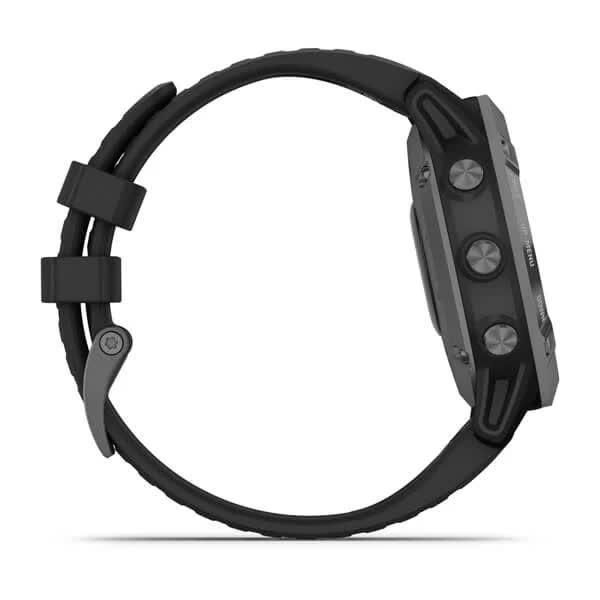Garmin Fenix ​​6 Pro Solar Smartwatch in Gray with Black Strap