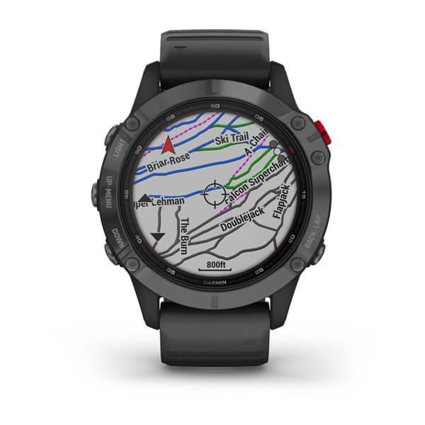 Garmin Fenix ​​6 Pro Solar Smartwatch in Gray with Black Strap