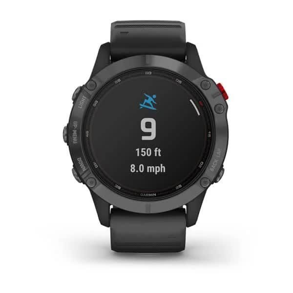 Garmin Fenix ​​6 Pro Solar Smartwatch in Gray with Black Strap