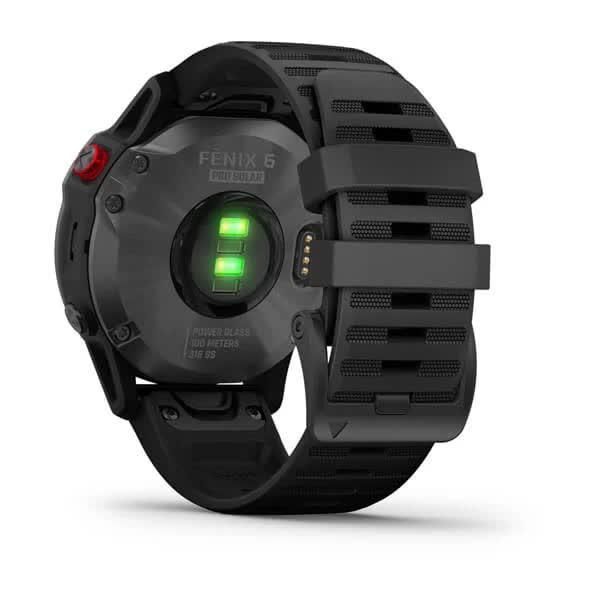 Garmin Fenix ​​6 Pro Solar Smartwatch in Gray with Black Strap