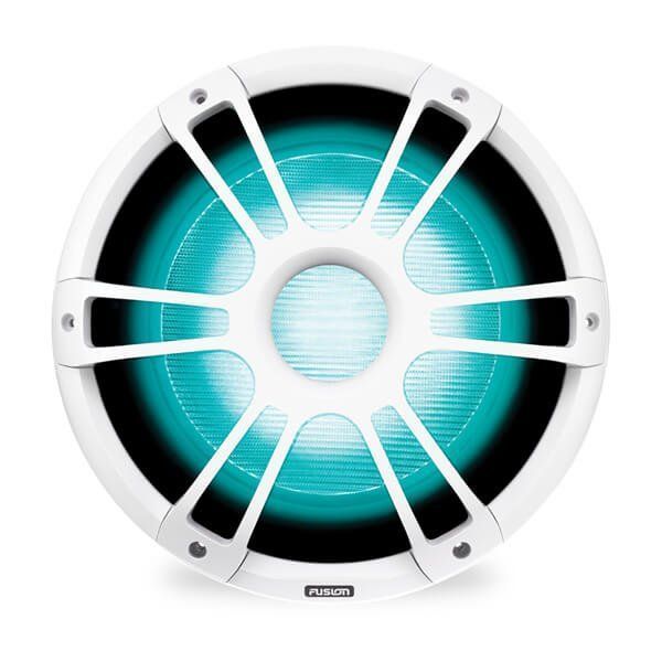 Fusion SG-SL122SPW 12'' Signature Series 3 Sport Marine Subwoofer with CRGBW, White