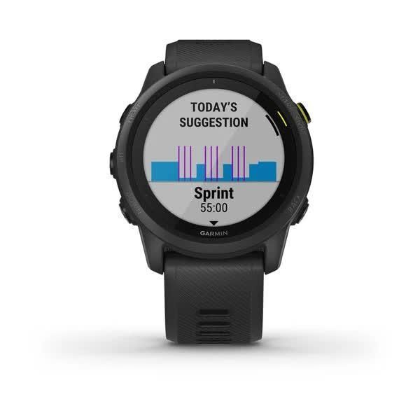 Смарт-годинник Garmin Forerunner 745 чорний з чорним ремінцем
