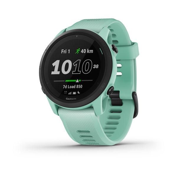 Garmin Forerunner 745 Neo Tropic Smartwatch with Turquoise Strap