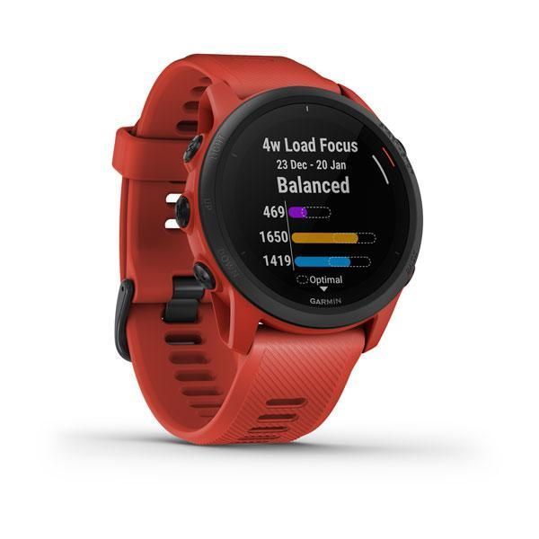 Смарт-годинник Garmin Forerunner 745 червоний з червоним ремінцем