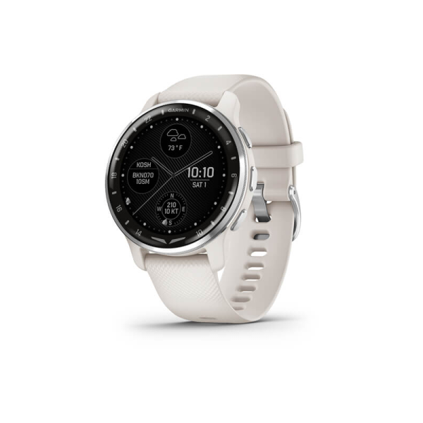 Garmin D2 Air X10 Smartwatch with White Strap for Aviation Enthusiasts