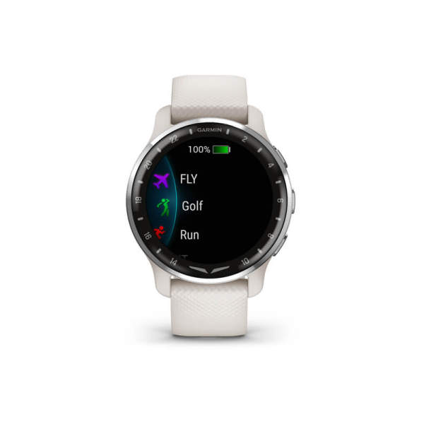 Garmin D2 Air X10 Smartwatch with White Strap for Aviation Enthusiasts