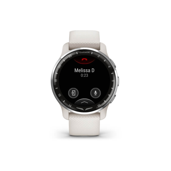 Garmin D2 Air X10 Smartwatch with White Strap for Aviation Enthusiasts
