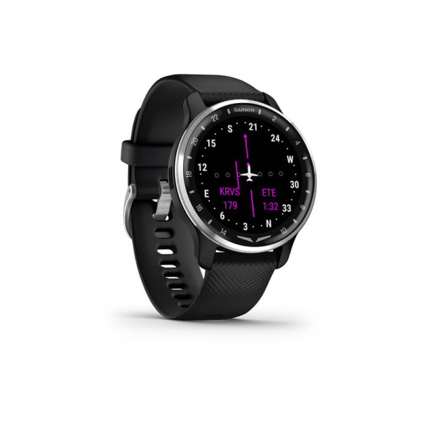 Смарт-годинник Garmin D2 Air X10 з чорним ремінцем для любителів авіації