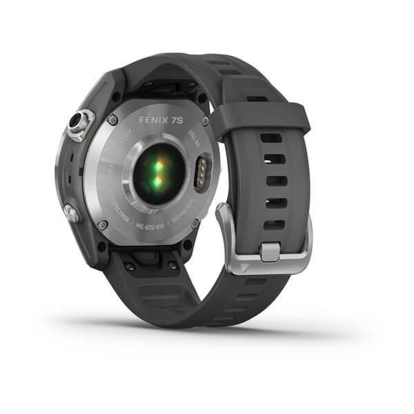 Garmin Fenix ​​7S Smartwatch in Silver with a Graphite Gray Band