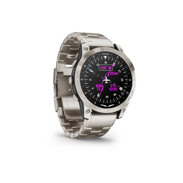 Смарт-годинник Garmin D2 Mach 1 з титановим браслетом