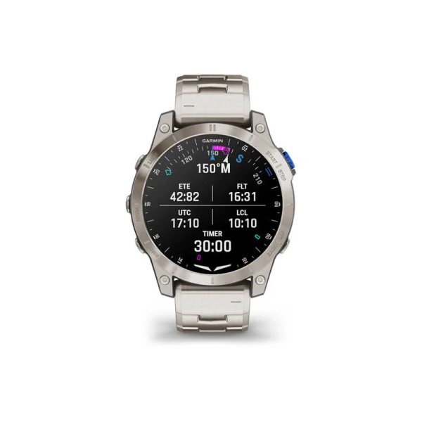 Смарт-годинник Garmin D2 Mach 1 з титановим браслетом