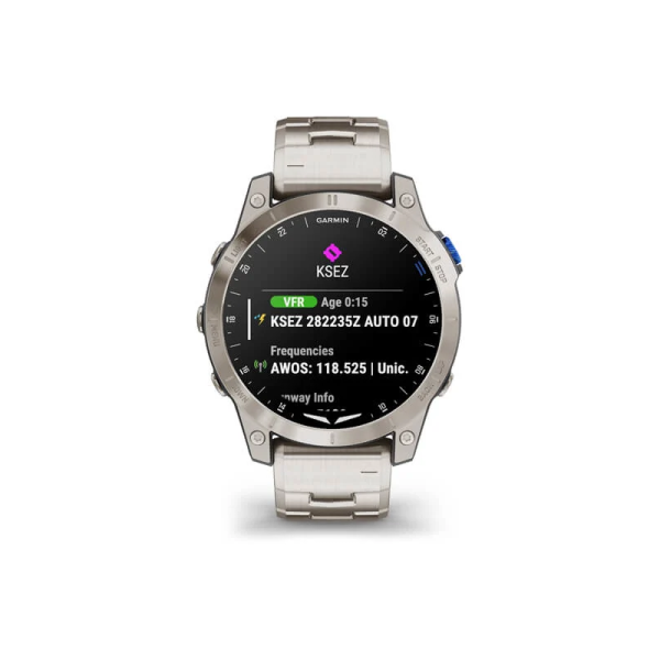 Смарт-годинник Garmin D2 Mach 1 з титановим браслетом
