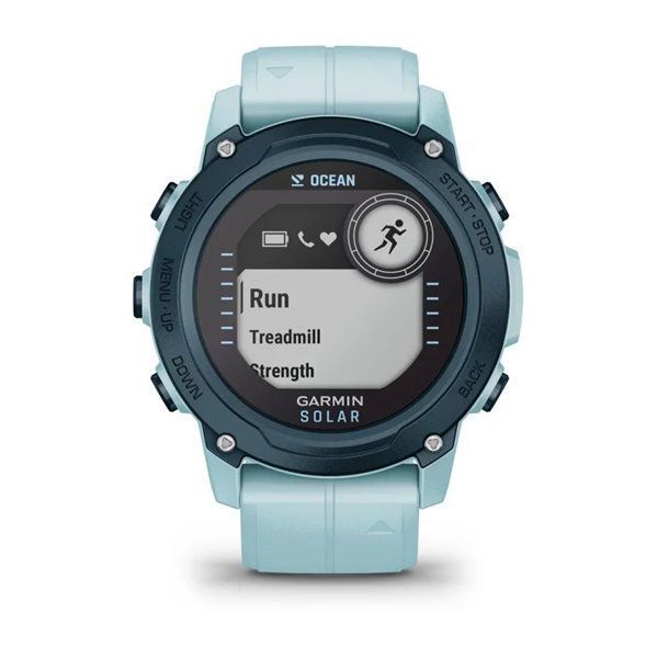 Смарт-годинник Garmin Descent G1 Solar Ocean Edition блакитного кольору