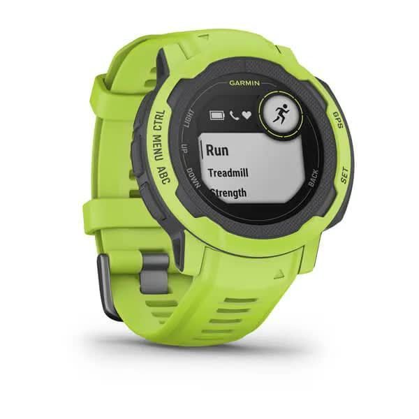 Garmin Instinct 2 Smartwatch in Bright Yellow and Green