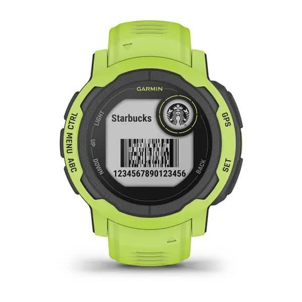 Garmin Instinct 2 Smartwatch in Bright Yellow and Green