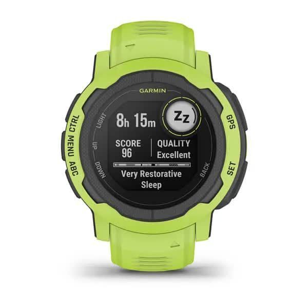 Garmin Instinct 2 Smartwatch in Bright Yellow and Green