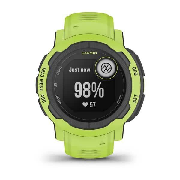 Garmin Instinct 2 Smartwatch in Bright Yellow and Green