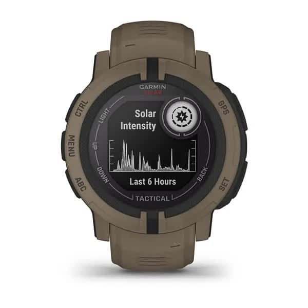 Смарт-годинник Garmin Instinct 2 Solar Tactical Edition коричневий
