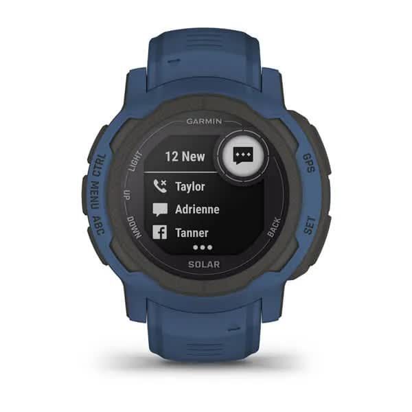 Смарт-годинник Garmin Instinct 2 Solar синій