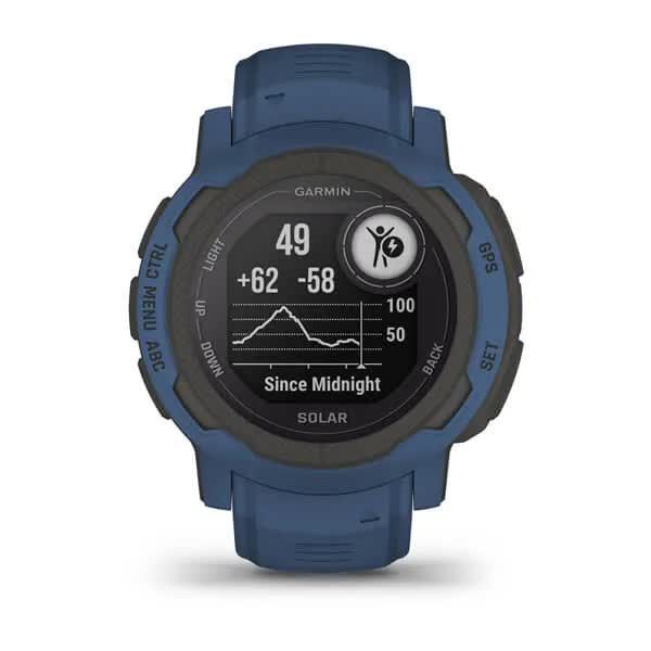 Смарт-годинник Garmin Instinct 2 Solar синій