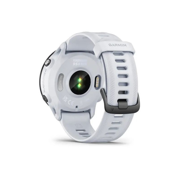 Смарт-годинник Garmin Forerunner 955 Solar, колір білий камінь