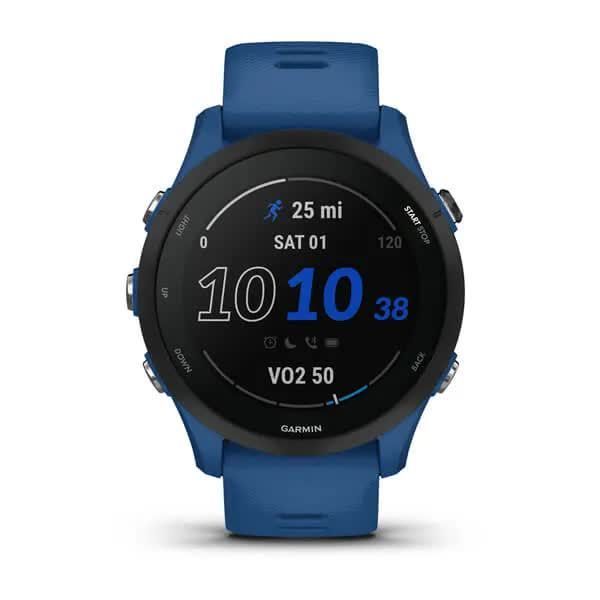 Смарт-годинник Garmin Forerunner 255, колір насичений синій