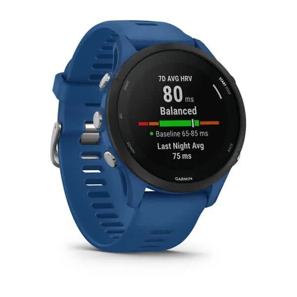 Смарт-годинник Garmin Forerunner 255, колір насичений синій