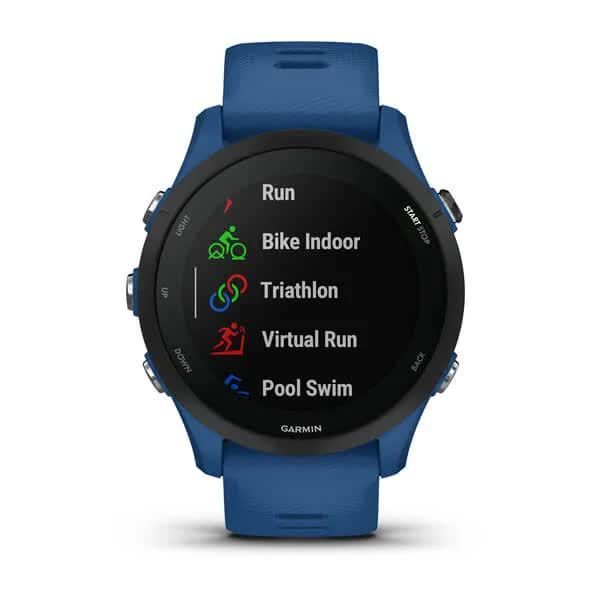Смарт-годинник Garmin Forerunner 255, колір насичений синій