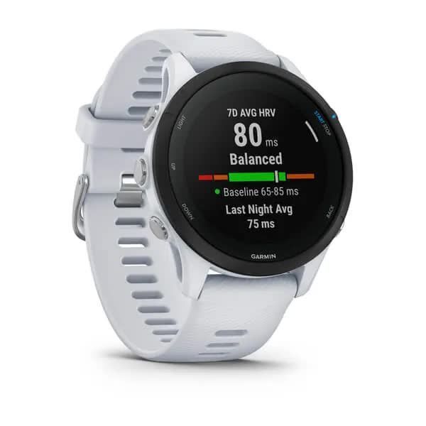 Смарт-часы Garmin Forerunner 255 Music, цвет белый камень