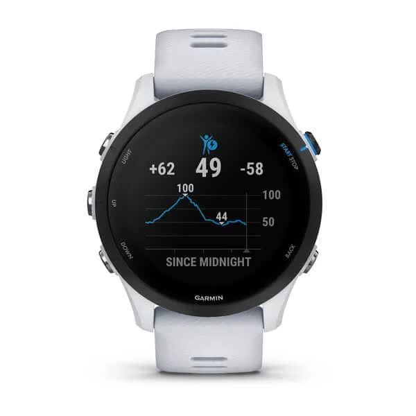 Смарт-часы Garmin Forerunner 255 Music, цвет белый камень